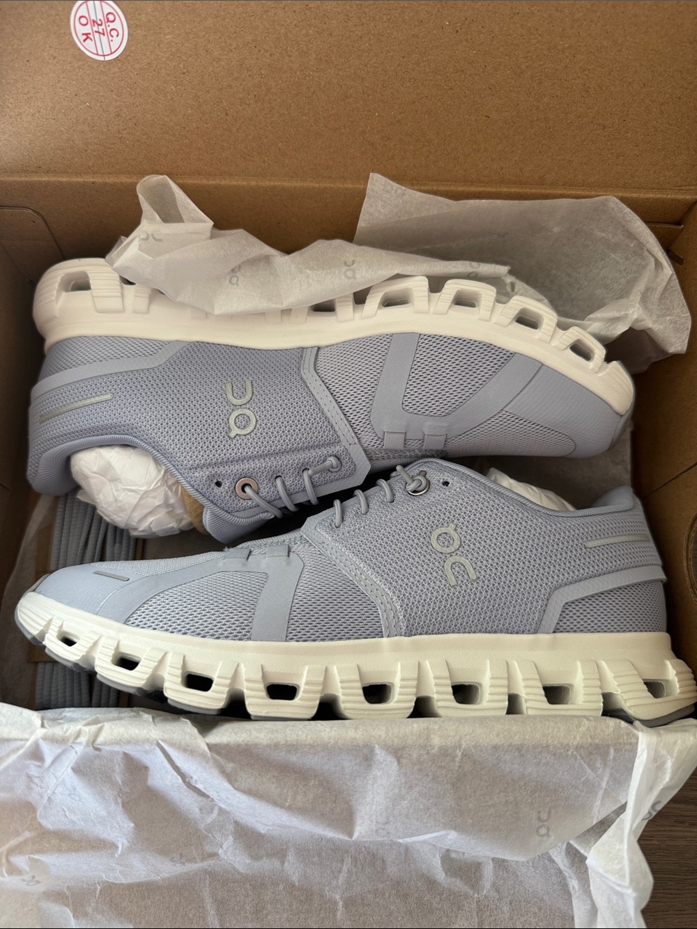 On Running Women’s Cloud 6 Sneakers Size 7.5 W - Nimbus/White BRAND NEW, NBW